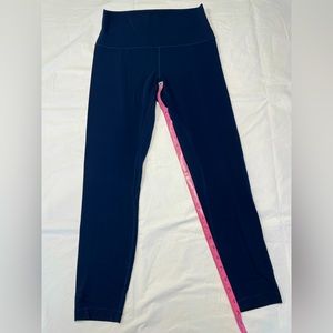 Lululemon navy blue Align 25” leggings - sz 6